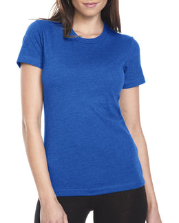 Next Level Ladies CVC Crew Tee 6610 | Royal - Front