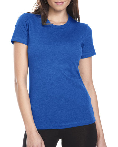 Next Level Ladies CVC Crew Tee 6610 | Royal - Front