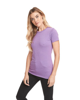 Next Level Ladies CVC Crew Tee 6610 | Purple Berry - Front