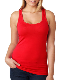 Next Level Ladies Jersey Racerback Tank 6633 | Red - Front