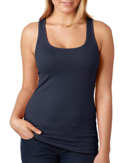 Next Level Ladies Jersey Racerback Tank 6633 | Midnight Navy - Front