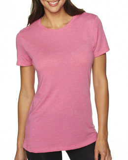 Next Level Ladies Triblend T-Shirt 6710 | Vintage Pink - Front