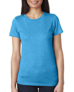 Next Level Ladies Triblend T-Shirt 6710 | Vintage Turq - Front