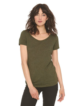 Next Level Ladies Triblend Scoop Neck Tee