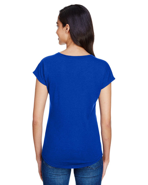Anvil Ladies Triblend V-Neck T-Shirt – CheapesTees
