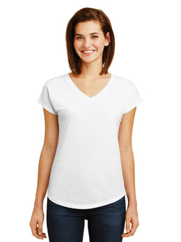 Anvil Ladies Triblend V-Neck T-Shirt