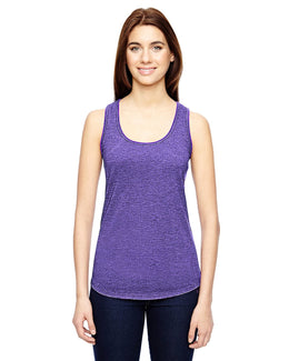 Anvil Ladies Triblend Racerback Tank 6751L | Heather Purple - Front