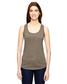 Anvil Ladies Triblend Racerback Tank 6751L | Heather Slate - Front
