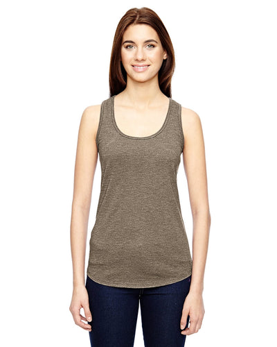 Anvil Ladies Triblend Racerback Tank 6751L | Heather Slate - Front