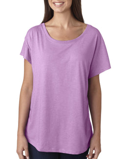 Next Level Ladies Triblend Dolman 6760 | Vintage Lilac - Front