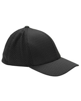 Yupoong Flexfit Athletic Mesh Cap 6777 | Black - Front