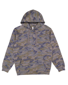LAT Pullover Fleece Hoodie 6926 | Vintage Camo - Front