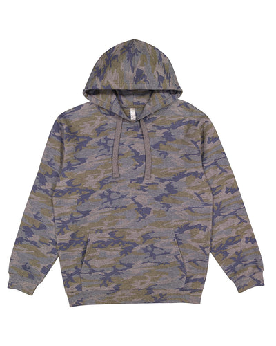 LAT Pullover Fleece Hoodie 6926 | Vintage Camo - Front