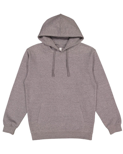 LAT Pullover Fleece Hoodie 6926 | Granite Heather - Front