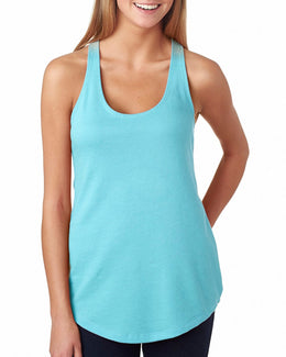 Next Level Ladies Terry Racerback Tank 6933 | Cancun - Front