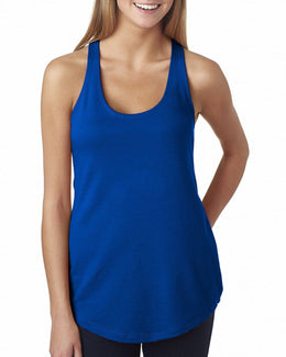 Next Level Ladies Terry Racerback Tank 6933 | Royal - Front