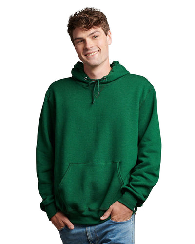 Russell Athletic Unisex Dri-Power Hooded Sweatshirt 695HBM | Dark Green - Front