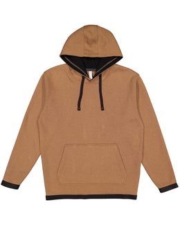 LAT Statement Fleece Pullover Hoodie 6996 | Coyote Brwn/ Blk - Front