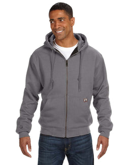 Dri Duck Men's Crossfire PowerFleeceTM Fleece Jacket 7033 | Dark Oxford - Front