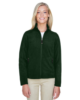 North End Voyage Ladies Fleece Jacket 78172 | Forest - Front