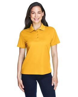 Core 365 Origin Ladies Performance Pique Polo 78181 | Campus Gold - Front