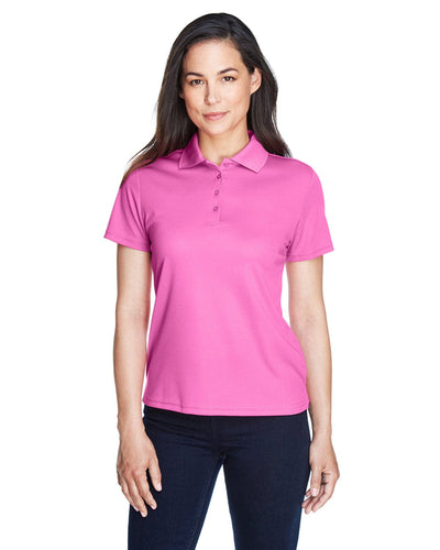 Core 365 Origin Ladies Performance Pique Polo 78181 | Charity Pink - Front
