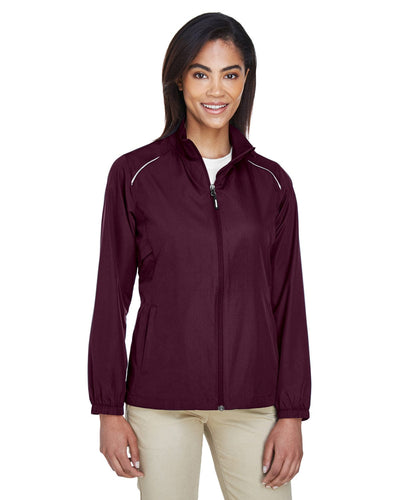 Core 365 Motivate Ladies Unlined Lightweight Jacket 78183 | Burgundy - Front
