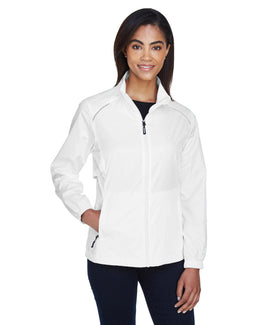 Core 365 Motivate Ladies Unlined Lightweight Jacket 78183 | White - Front