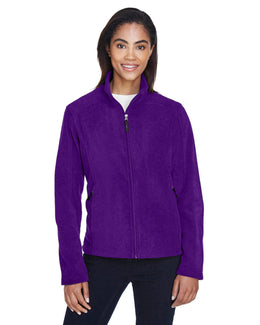 Core 365 Journey Ladies Fleece Jacket 78190 | Campus Purple - Front