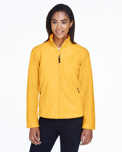 Core 365 Journey Ladies Fleece Jacket 78190 | Campus Gold - Front