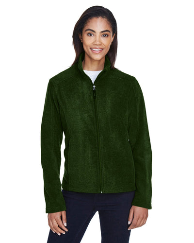Core 365 Journey Ladies Fleece Jacket 78190 | Forest - Front