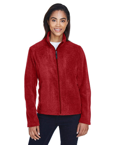 Core 365 Journey Ladies Fleece Jacket 78190 | Classic Red - Front