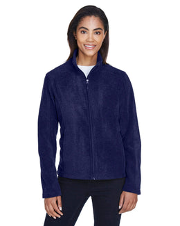 Core 365 Journey Ladies Fleece Jacket 78190 | Classic Navy - Front