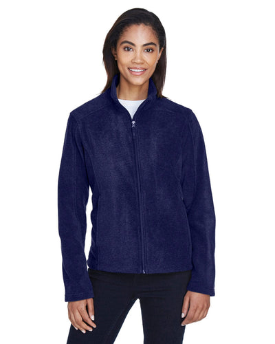 Core 365 Journey Ladies Fleece Jacket 78190 | Classic Navy - Front