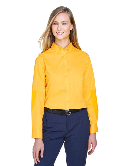 Core 365 Operate Ladies Long Sleeve Twill Shirt