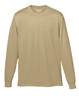 Augusta Long Sleeve Moisture Wicking T-Shirt 788 | Vegas Gold - Front