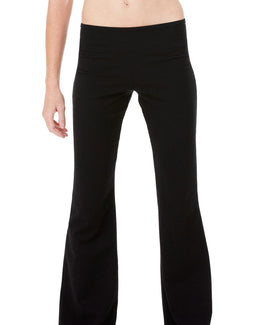Bella+Canvas Ladies Stretch Yoga Pants 810 | Black - Front