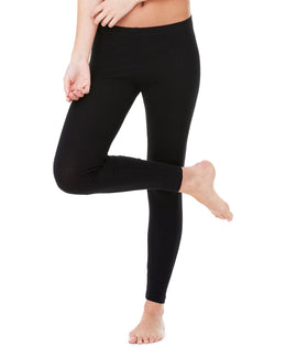 Bella+Canvas Jersey Leggings 812 | Black - Front