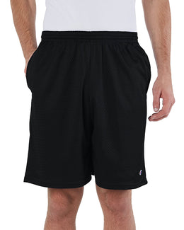 Champion Long Mesh Shorts 81622 | Black - Front