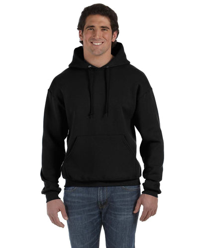 Fruit of the Loom Supercotton Pullover Hoodie 82130 | Black - Front