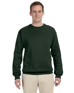 Fruit of the Loom Super Heavyweight Crewneck Sweatshirt 82300 | Forest Green - Front