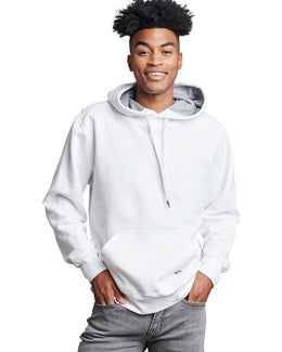 Russell Athletic Unisex Cotton Classic Hooded Sweatshirt 82ONSM | White - Front