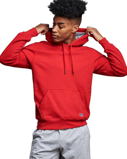 Russell Athletic Unisex Cotton Classic Hooded Sweatshirt 82ONSM | True Red - Front