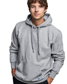 Russell Athletic Unisex Cotton Classic Hooded Sweatshirt 82ONSM | Athletic Heather - Front