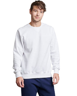 Russell Athletic Unisex Cotton Classic Crewneck Sweatshirt 82RNSM | White - Front