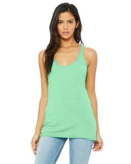 Bella+Canvas Ladies Triblend Racerback Tank 8430 | Mint Triblend - Front
