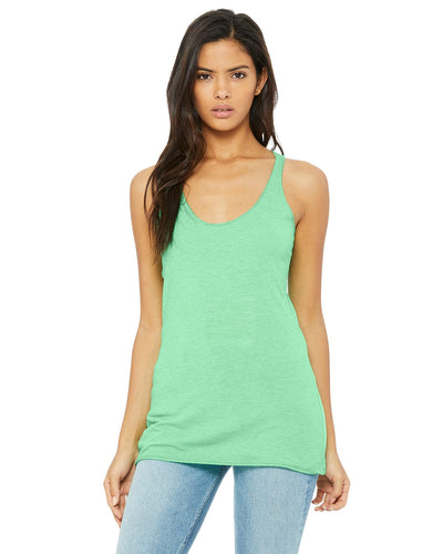 Bella+Canvas Ladies Triblend Racerback Tank 8430 | Mint Triblend - Front