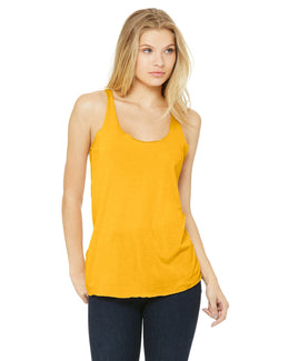 Bella+Canvas Ladies Triblend Racerback Tank 8430 | Yllw Gld Trblnd - Front