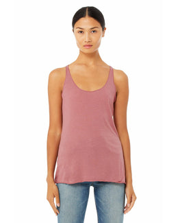 Bella+Canvas Ladies Triblend Racerback Tank 8430 | Mauve Triblend - Front