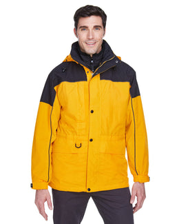 North End Mens 3-In-1 Two-Tone Parka 88006 | Sun Ray - Front